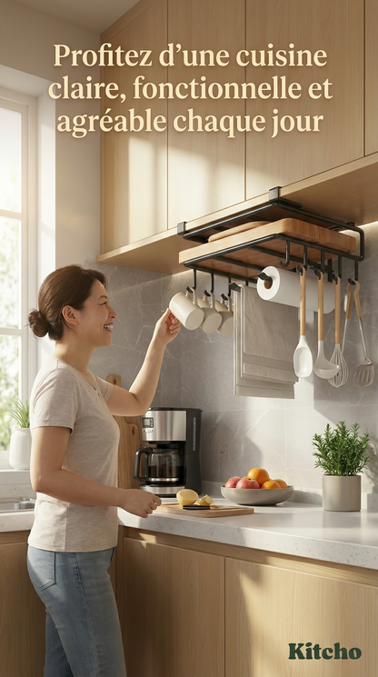 Organisateur sous armoires kitcho