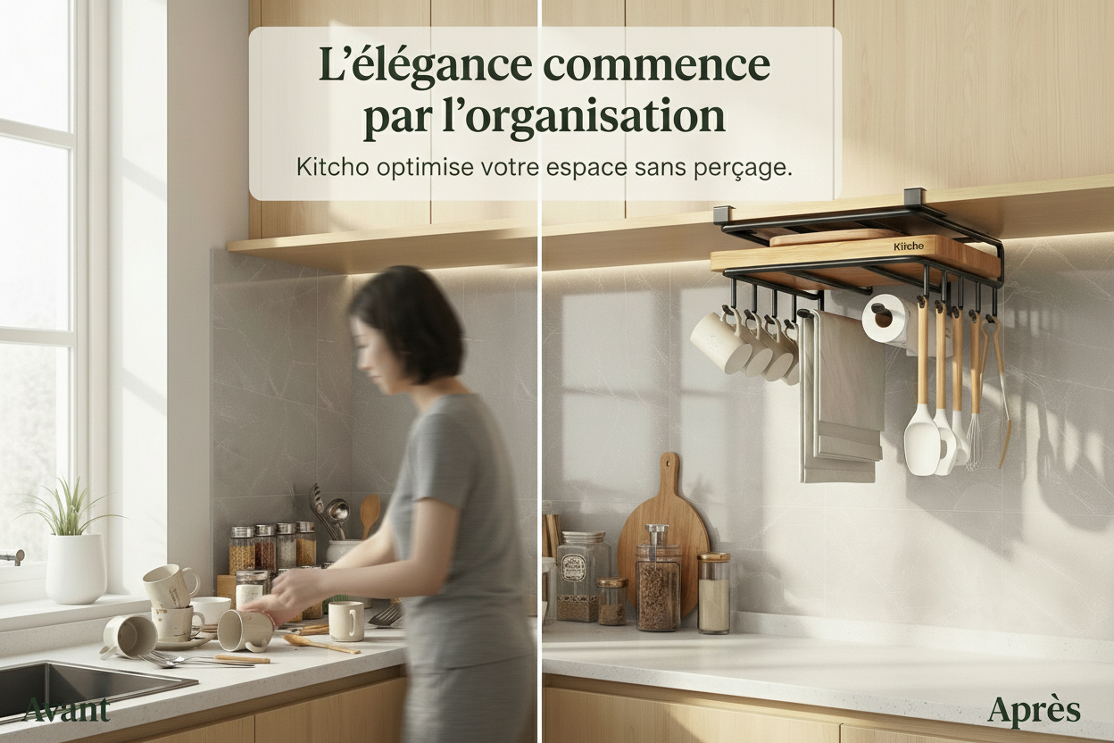 Organisateur sous armoires kitcho